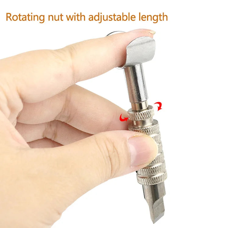 Leather Carving Swivel Knife Blade Tools Set Adjustable DIY Manual Rotary Tool