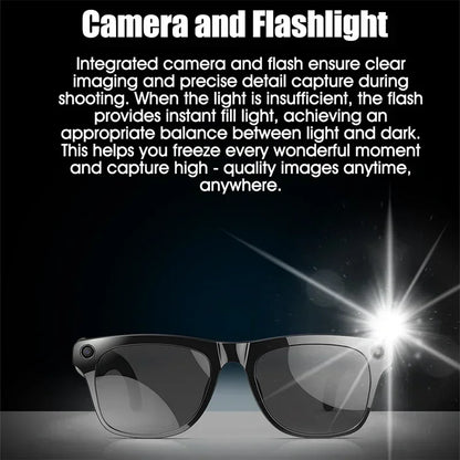 Lenovo AI Smart Bluetooth Glasses HD 6K 260Mah Multifunction Calling Translate Voice Assistant Music Player Camera Glasses 2026