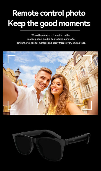 OnePlus AI Smart Wireless Glasses 8K Bluetooth Sunglasses Remote Touch Control Photo Camera Recording Voice Assistant Translator
