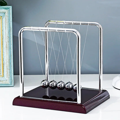 Newton's Cradle Desk Table Decor Metal Pendulum Ball Steel Balance Ball Newton Ball Physics Science Pendulum