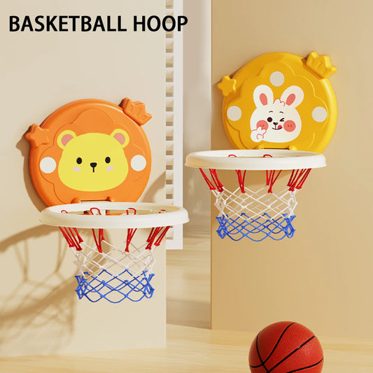 Children's basketball hoop, indoor shooting, hanging, foldable, parent-child interactive ball