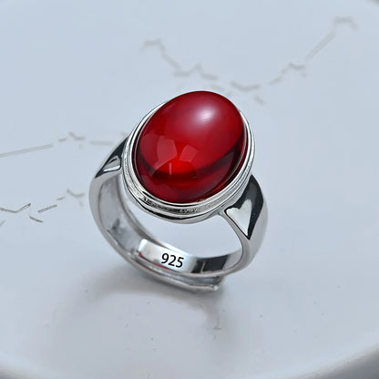 PANJBJ 925 Sterling Silver Lotus Ring For Women Retro TextureJewelry Irregular Creativity Adjustable Jewelry Party Gift Dropship