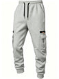 2026 Men's Joggers Pants Loose Drawstring Long Pants Men Zipper Multi-pocket Sweatpants Casual Cargo Trousers For Men Fitness