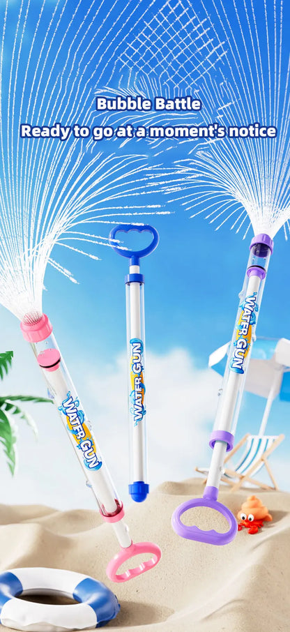 3-piece fireworks water gun for playing in water, toy for beach, children's water gun toy, party water gun, floating water gun