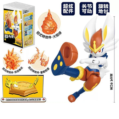 100000 volts pet Trainer ornament Charizard Building Capture pets Blocks Ash Ketchum Misty Serena Mini Action Figure Toys