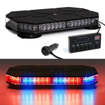 42 LED Samochodowe Światła Stroboskopowe na Dach, Awaryjne Światła Ostrzegawcze, Magnetyczny Montaż do Ciężarówek, Karetek, Pługów Śnieżnych, Świateł Policyjnych, blyskowych