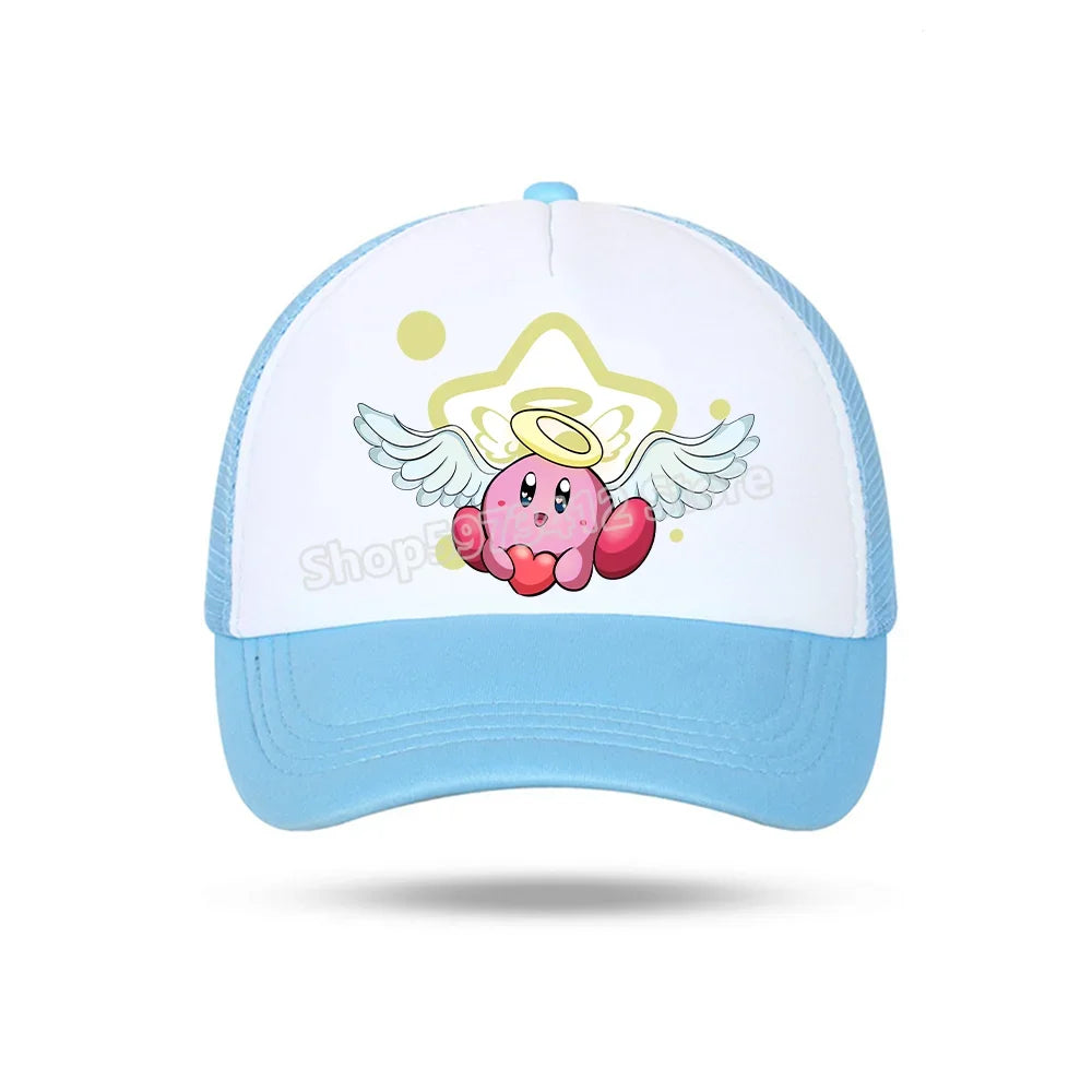 Star Kirbys Children Baseball Hat Cartoon Casuals Bonnet Outdoor Sports Sun Cap Peaked Caps Unisex Men Baby Kids Birthday Gifts