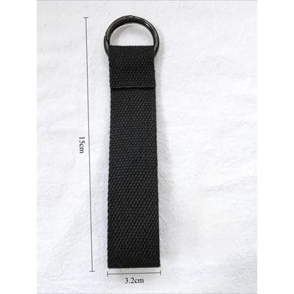 Custom LOGO Keychain Blank Canvas Strap Lanyard Backpack Floating Weave Pendant Personalize  Print Name Webbing Wholesale