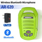 ABBREE Wireless Bluetooth Speaker Microphone Handheld Mic For Baofeng UV-28 UV-21 PRO UV-32 Quansheng UV-K6 TK11 Walkie Talkie
