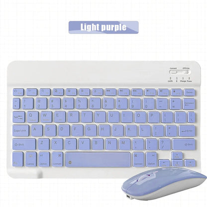 Hebrew/Spanish//Russian/Korean Portable 10 inch Wireless Keyboard and Keyboard set For iPad Samsung Tablet Laptop IOS Android