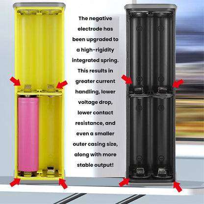 PD65W 45W Super Fast Charging DIY Power Bank Case Weld-Free 8-Cell 18650 Battery Storage Box Daul USB Type C Output