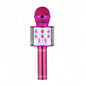 Portable Bluetooth Karaoke Microphone with 5 Voice Changer Reverb Adjustment Recording Function Microphone for Kids Gifts