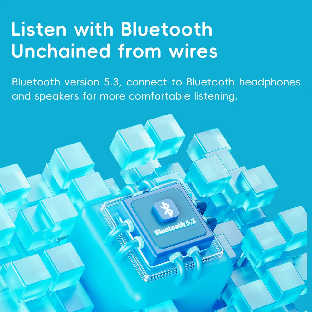 SnowSky/FiiO Echo Mini HiFi Bluetooth MP3 Pure Music Player, 15 godzin odtwarzania, wyjście słuchawkowe 3,5 mm/4,4 mm