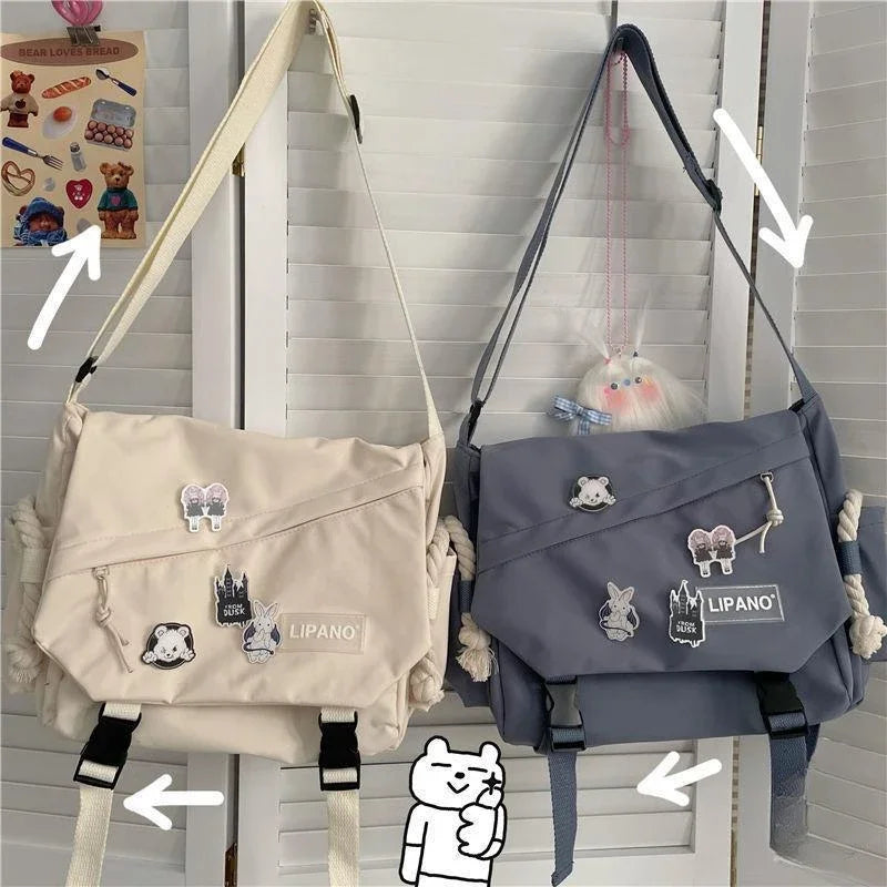 Popular Shoulder Bag Large Capacity Crossbody Bag Retro Workwear Postman Bags for Girls Handbags Fashion Casual rossbody Bags