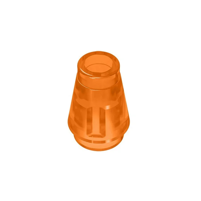 10PCS 59900 4589 1x1 Cone Block Moc Building Loose Parts Compatible with Brick DIY Children's Toy Assembly Gift
