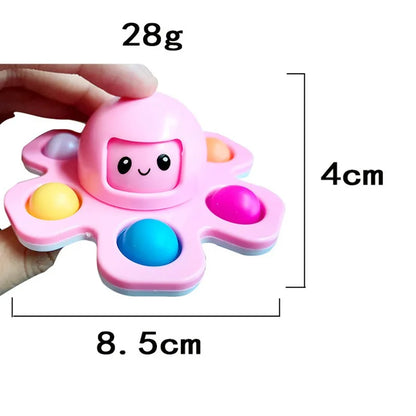 Antistress Push Bubbles  Fidget Spinner for Kids and Adults Face-Changing Sensory Toy for Autistic Children Anxiety Relief Gifts