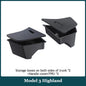 For 2025 2026 Tesla Model 3 Highland Trunk Storage Bins Rear Trunk Organizer Trunk Side Box With Carpeted TPE Lids Accessories