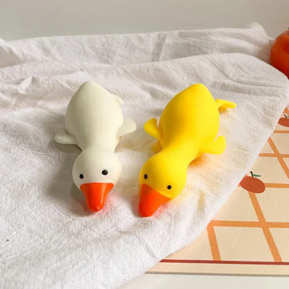 Antistress Duck Squeeze Toys Goose Cute Kawaii Animals Vent Toys for Adults Decompression Stretch Toys