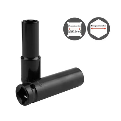 10pcs 1/2 Drive Metric Impact Socket Set Universal Deep Socket Wrench for Air Pneumatic Repair Tools
