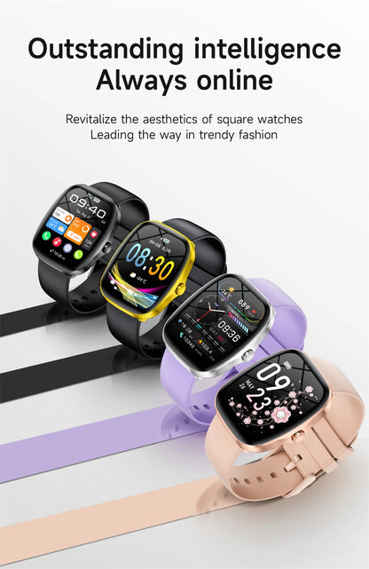 LIGE Originalny Smartwatch Mężczyźni Kobiety Połączenia Bluetooth Zegarek Pulsometr Wodoodporny Smartwatch Zdrowie Dla Androida IOS