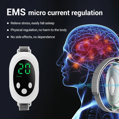 Micro Current Smart Sleep Instrument Handheld EMS Sleep Aid Relieves Anxiety and Insomnia Improves Sleep Type-C Charging