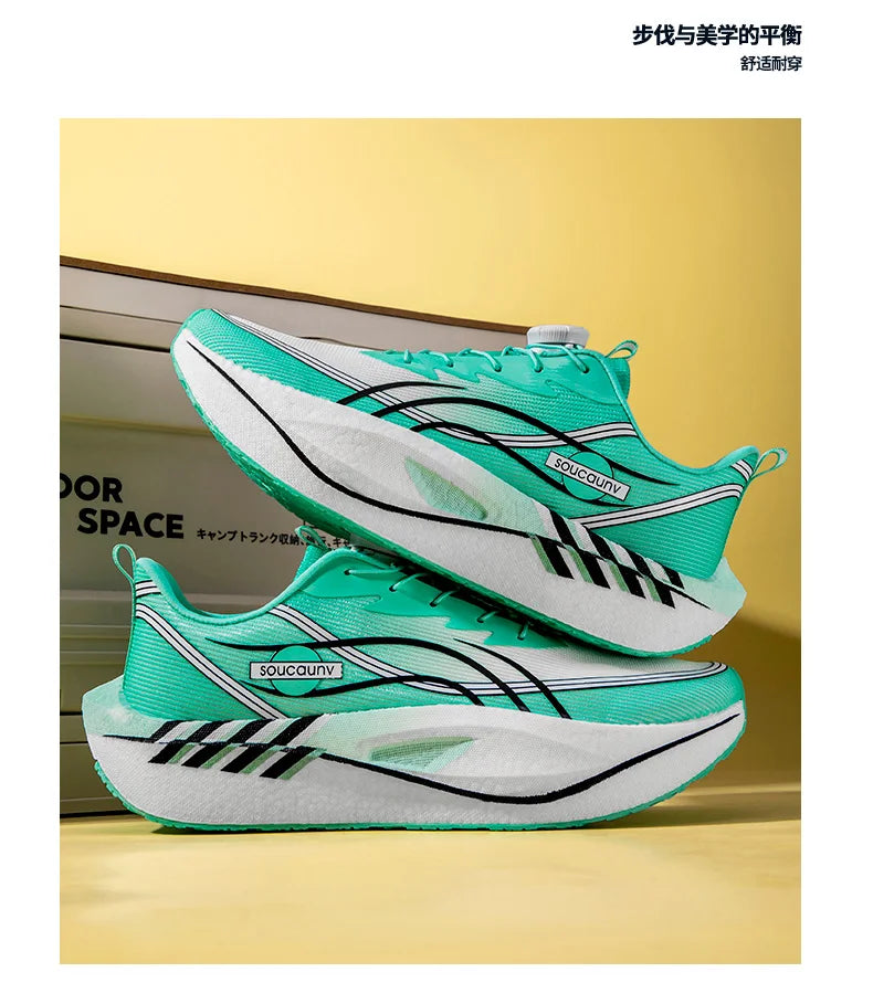 Running Shoes Professional Fitness Carbon Board Men's Sports Marathon Lightweight Women's Comfortable Non Slip Sports Shoes