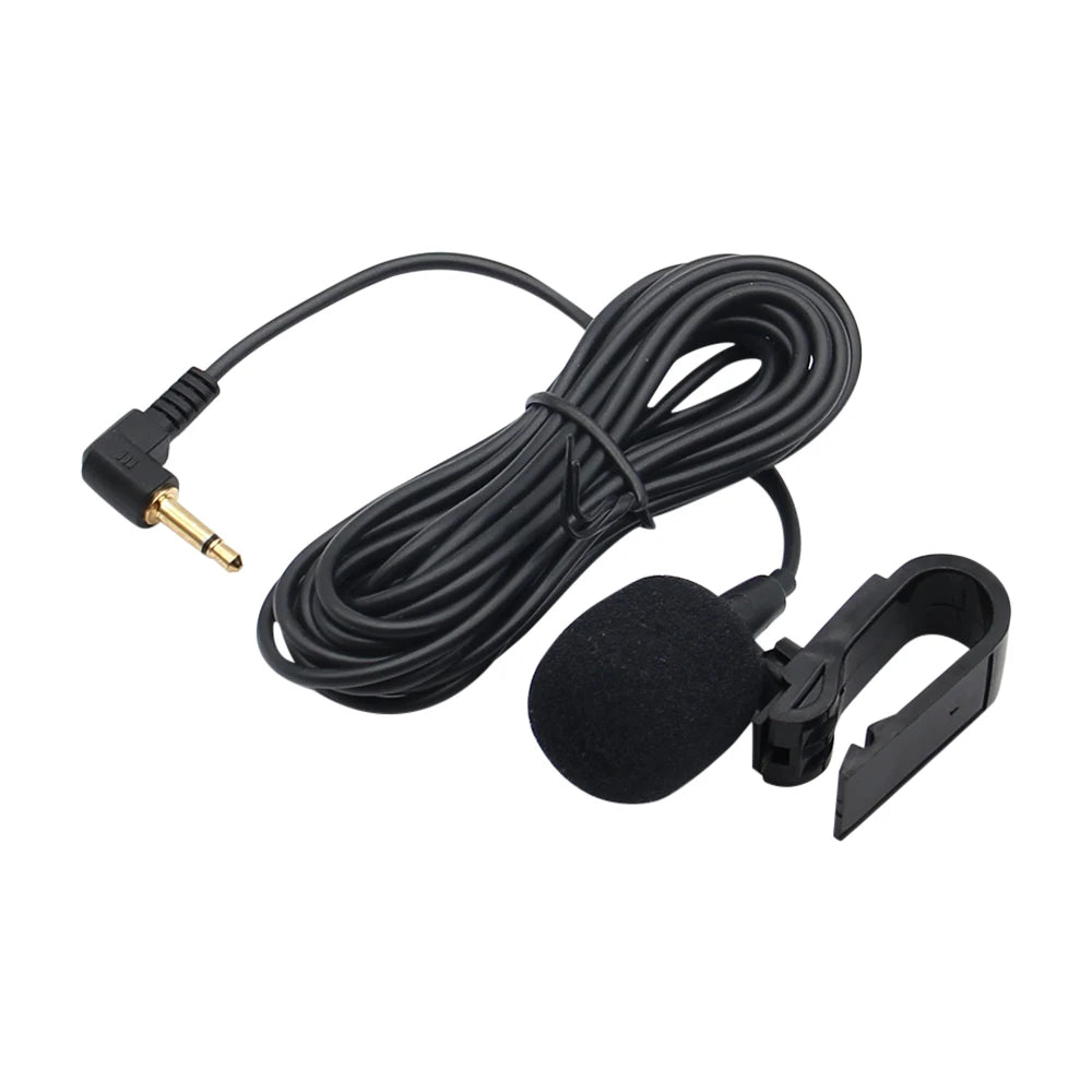 NEW Mini Car Audio Microphone 3.5mm Clip Jack Plug Mic Stereo Professionals Wired External Microphone For Auto DVD Radio 3m Long