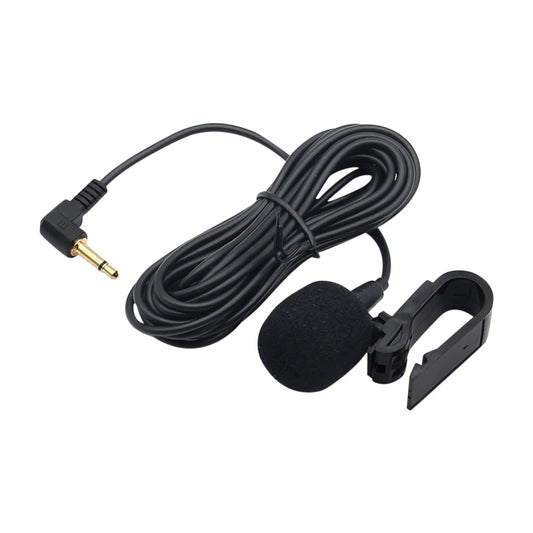 NEW Mini Car Audio Microphone 3.5mm Clip Jack Plug Mic Stereo Professionals Wired External Microphone For Auto DVD Radio 3m Long