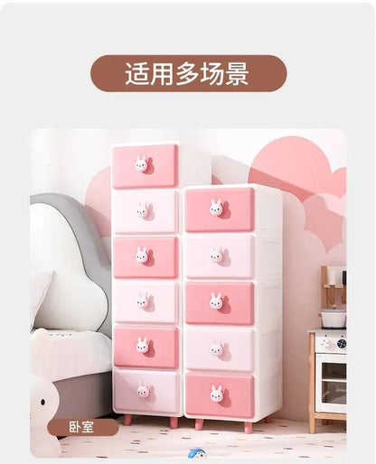 Cute Children Nightstands Nordic Pink Korean Children Nightstands Corner Cabinets Nachtkastje Kids Bedroom Furniture YN50CN