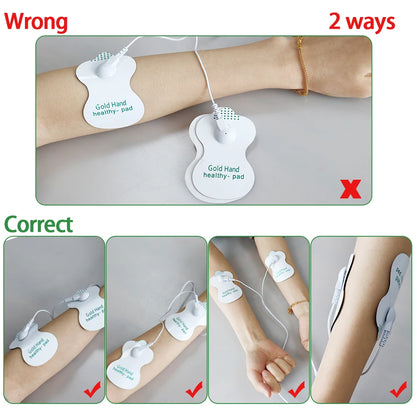 Electric Tens Unit Massager Muscle Digital Massage Electric Body LCD Display Machine Meridian Physiotherapy Digital Massage Tool