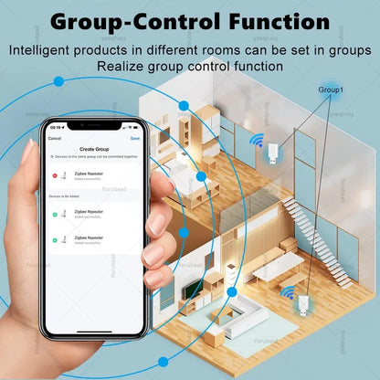 4PCS Tuya Smart Life Zigbee 3.0 Signal Repeater USB Mini Signal Amplifier Extender Works With Gateway Hub Zigbee2MQTT Automation