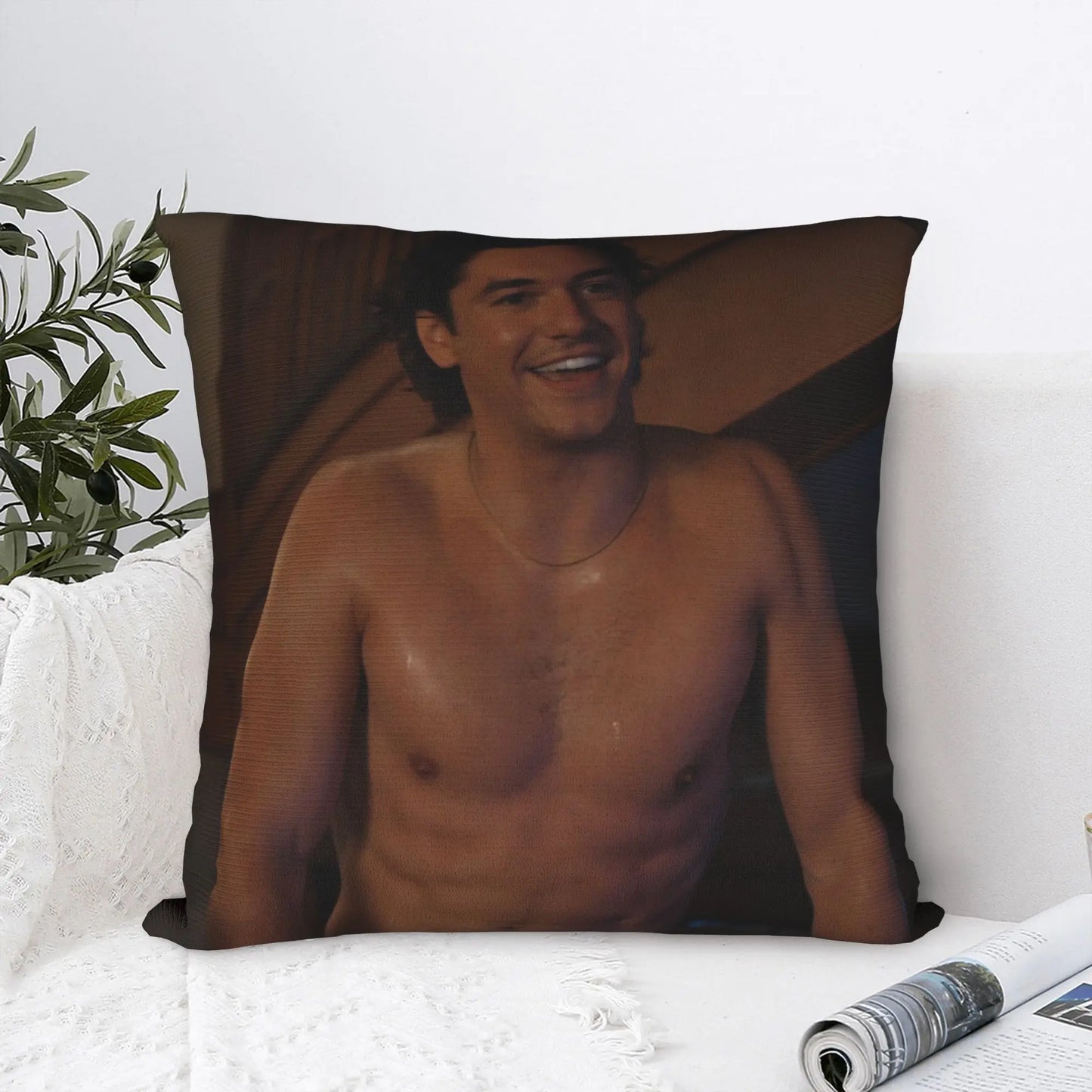 Garrett & Hannah Pillow Cover Off Campus Fashion Pillow Case For Sofa Home Decoration Square Pillowcases Gift Idea