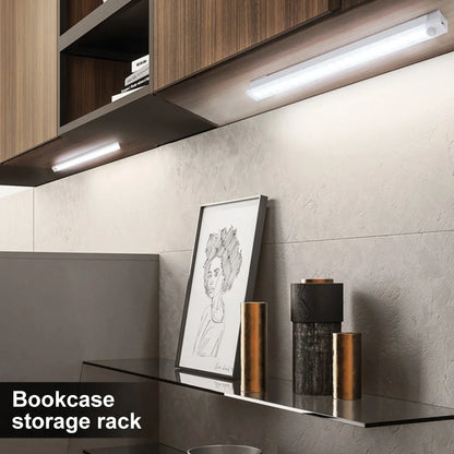 Motion Sensor Light Wireless LED Night Light USB Rechargeable Night Lamp Cabinet Wardrobe Lamp Staircase Backlight For Kitchen 1