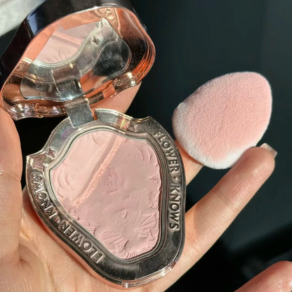 Flower Knows Mini Finger Powder Puff  For Eye & Corner Super Soft Sponge Cotton Blender Foundation Mix 2 Pc/Pack Makeup