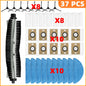Compatible For iLife A30 Pro Robot Vacuum Cleaner Replacement Parts Kit Main Brush Side Brush HEPA Filter Mop Cloth Dust Bag