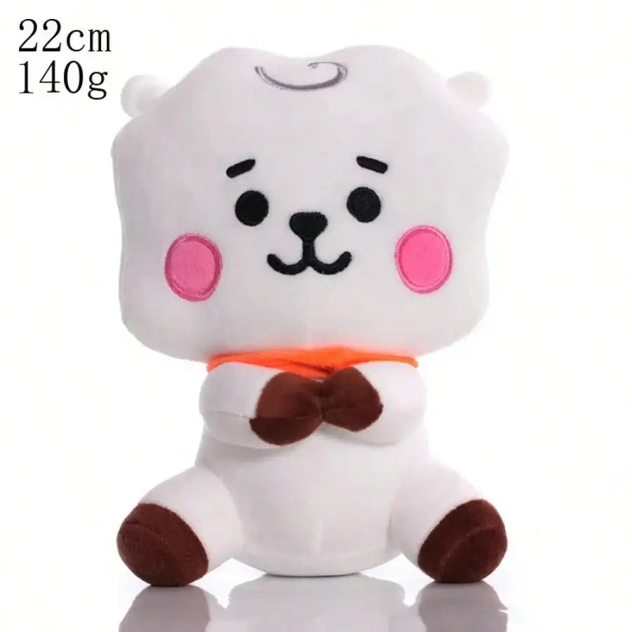 LINE FRIENDS BT21 Kpop Anime 10–24 Cm Cartoon Plush Toy Backpack: Cute Korean-Style Doll—Perfect for Christmas and Birthdays