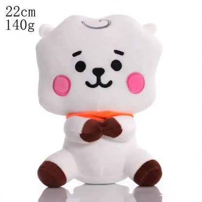 LINE FRIENDS BT21 Kpop Anime 10–24 Cm Cartoon Plush Toy Backpack: Cute Korean-Style Doll—Perfect for Christmas and Birthdays