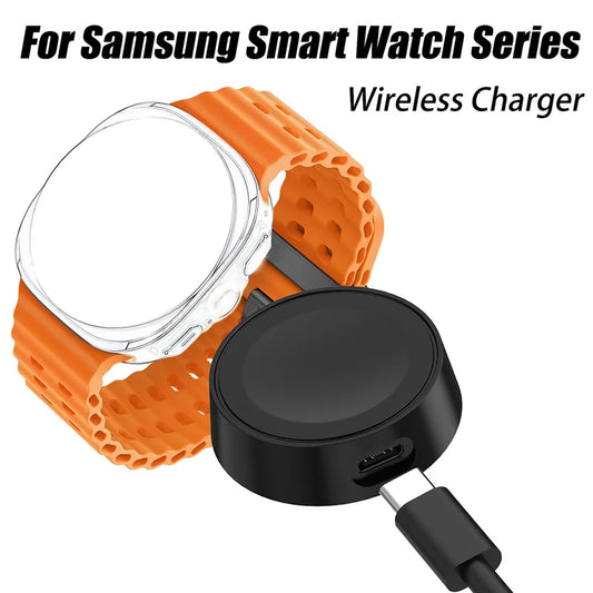 For Samsung Galaxy 8/7/6/6 Classic/Watch 5/5 Pro/4/3/Active/2USB Charger SmartWatch Accessories Fast Charger Replacement Charger