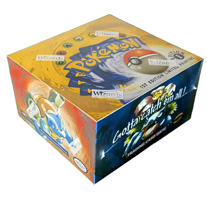 Pokémon Foil 36 Packs 1ST Edition Classic Base Set Proxy Cards PKM Games Board Games Whole Set Card Collection Toys Gift