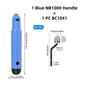 Metal Deburring Tool Kit Burr Remover Hand Tool Anti-Slip Handle with 10pcs Sharp Deburring Blades for Copper Wood Plastic