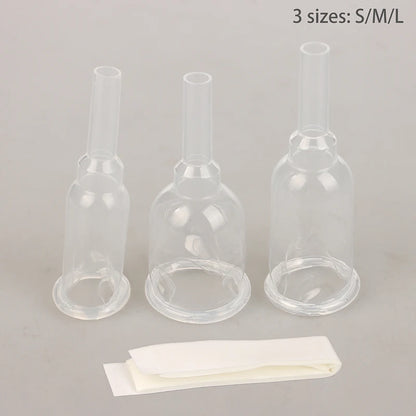 Size S M L Sterilized Comfortable Medical Silicone Male External Catheter Self Adhesive Silicone Catheter External