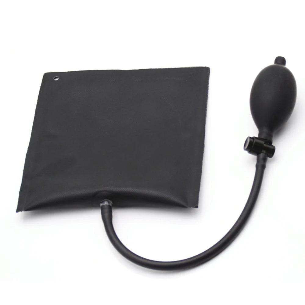 Professional Car Door Window Open Air Bag Pump Wedge Pad Entry Inflatable Shim Tools Universal Air Pump Wedge Hand Tool Black