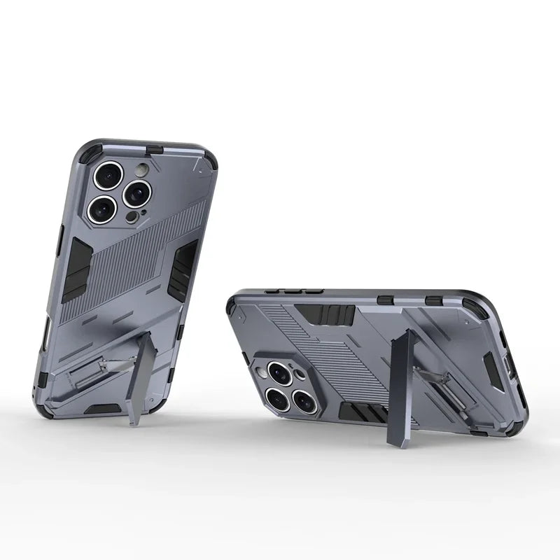 Armor Shockproof Protective Magnetic Holder Case For iPhone 17 Pro Max 16 15 14 12 13 11 Pro Max Plus 17Air 13 12 Mini Cover