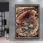 High Quality Pokemon Arcanine Pikachu Wall Painting with Unique Designs and Gorgeous Colors Adding A Touch of Brightness To Wall