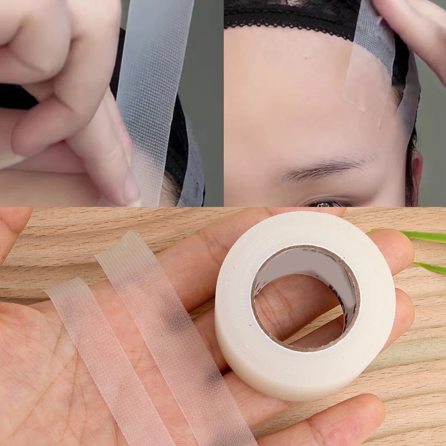 8M/Roll Breathable PE Facial Tape Professional Lift Wrinkles Doulble Eyelid Tape Beauty Makeup Tool Transparent Lashes Extension