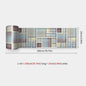 10x200cm Baseboard Sticker Moroccan Mosaic Tile Style Wall Border Sticker DIY Kitchen Bathroom Decoration Waistline Wall Sticker