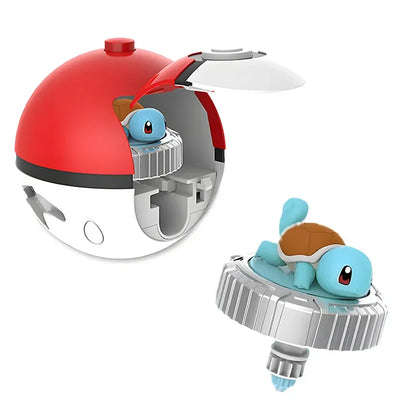 Original Pokemon Pikachu Spinning Top Arena Cartoon Anime Figure Pull Monster Elf Ball Battle Game Boy Kids Child Birthday Gift