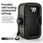 WEST BIKING Bicycle Saddle Bag 600D TPU Seamless Waterproof Wear-Resistant Rotating Lacing Buckle Mini Saddlebag Bike Accessory