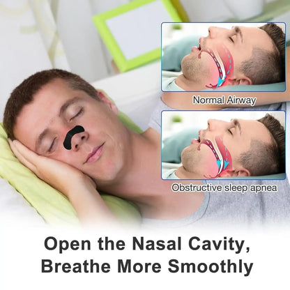 30/90/150Pcs,Better Sleep Anti-Snoring Nasal Strips, Nose Strips for Breathing, Physical Expansion Breath Nasal Patch