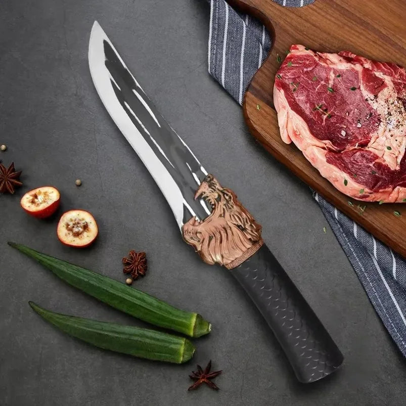 Buther Boning Knife Stainless Steel Chef Slicing Meat Fish Fruit Knife Sharp Plastic Handle Barbecue and Cooking Kitchen Knives